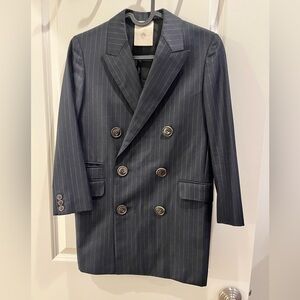 Beautiful People Pinstripe Double-Breasted Blazer